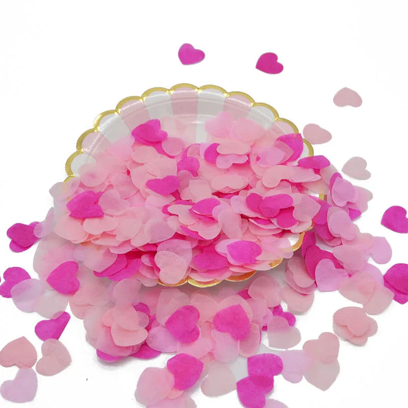1000 Stück Herzkonfetti – Buntes Papierkonfetti für Hochzeiten & Partys konfetti.world Shipping