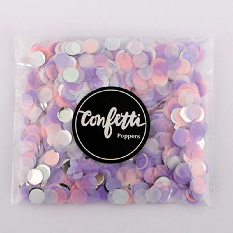 1000 Stück - 1cm Papierkonfetti in verschiedenen Farben für Hochzeiten, Geburtstagsfeiern und andere Anlässe konfetti.world Shipping
