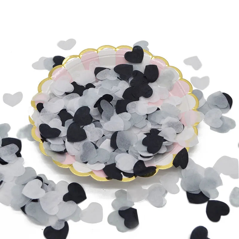1000 Stück Herzkonfetti – Buntes Papierkonfetti für Hochzeiten & Partys konfetti.world Shipping