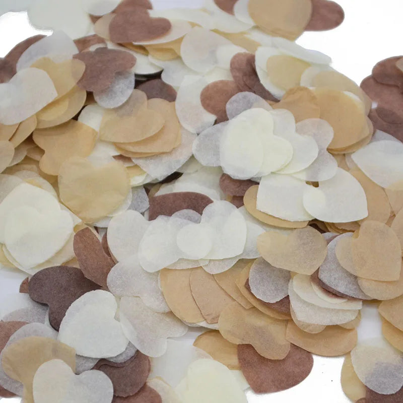 1000 Stück Herzkonfetti – Buntes Papierkonfetti für Hochzeiten & Partys konfetti.world Shipping