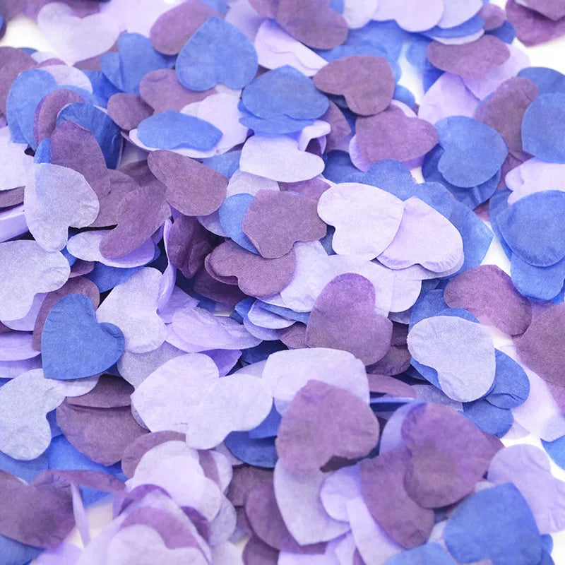 1000 Stück Herzkonfetti – Buntes Papierkonfetti für Hochzeiten & Partys konfetti.world Shipping
