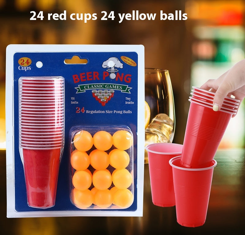 Bier Pong Set - 24 Becher konfetti.world Shipping