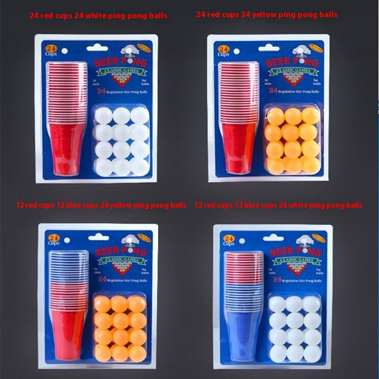 Bier Pong Set - 24 Becher konfetti.world Shipping