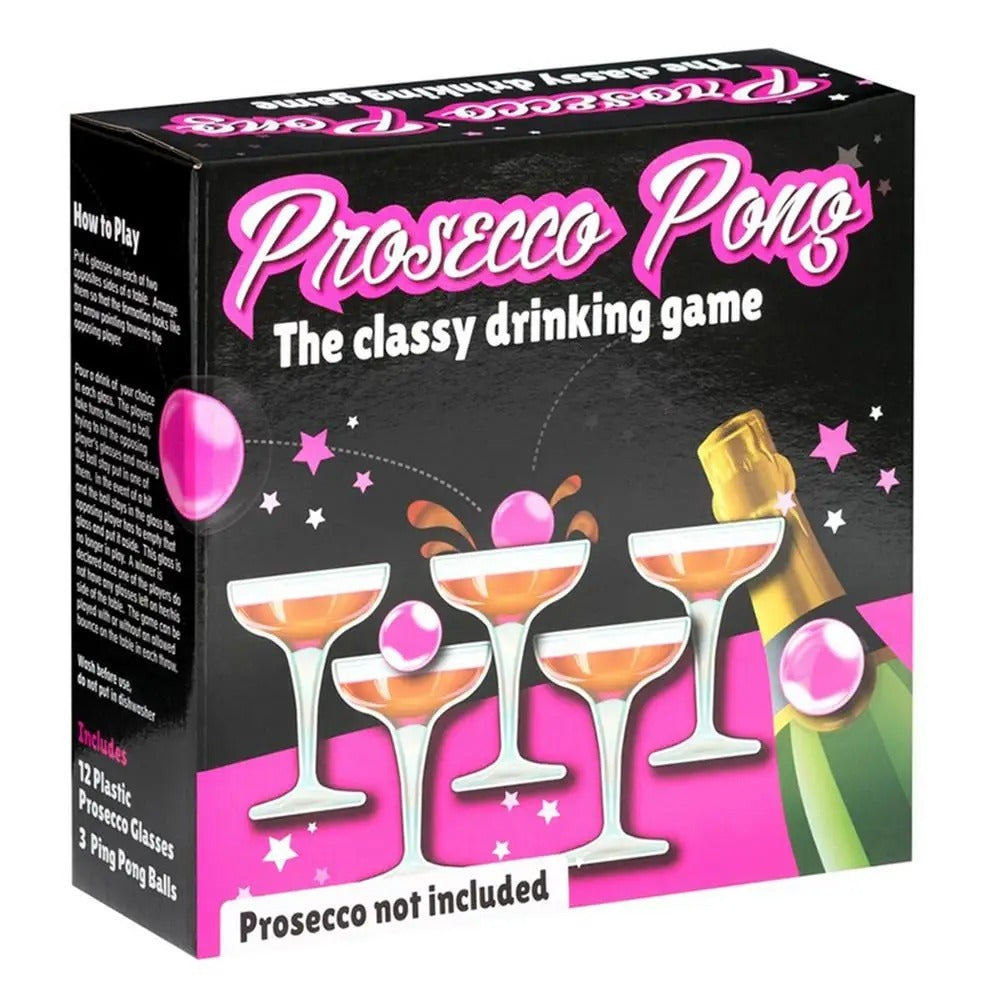 Prosecco Pong – Das prickelnde Partyspiel mit Stil! konfetti.world Shipping
